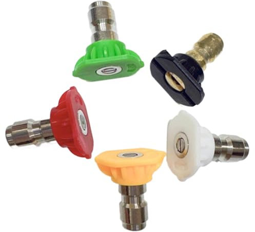 Turbodüse für Hochdruckreiniger - 2-in-1 Doppeldüsenadapter | 2 in 1 Hochdruckreiniger Sprühdüse Doppelkopf Doppeldüsenadapter für die Reinigung von Motorrädern