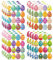 256 Stück Ostereier Aufkleber, Ostereier Dekorationen, Ostern Aufkleber für Kinder, Bunte Cartoon, Osterdeko DIY Basteln Deko für Kinder Osteraufkleber Ostersticker Selbstklebend