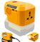 200W Power Battery Adapter Inverter for DeWalt 18V 20V, DC 20V to AC 110-120V Battery Inverter, Portable Power Source Supply with AC Outlet & USB & Type-C Port & LED Light (Tools Only)