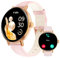 Montre Connectée Femme avec Réponse/Appel, 1.27 Cadran Dynamique - Fréquence Cardiaque/Sommeil/SpO2,Montre Connectée Femme pour Samsung/iPhone/Android, Étanche IP68, 110+ Modes Sport- Rose