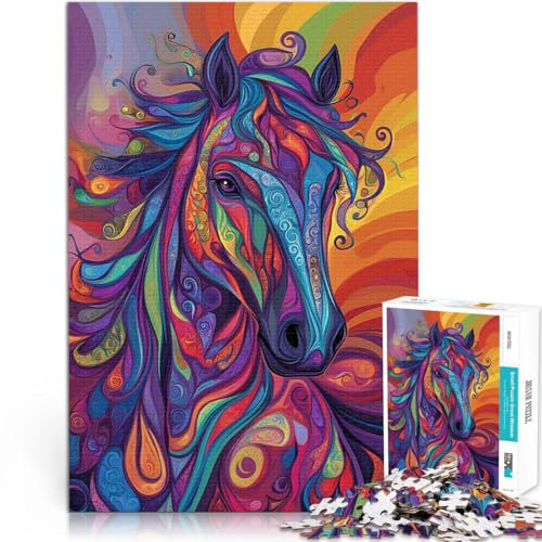 Herausfordernd Schwierig künstlerisches Avatarpferd Puzzle für Jugendliche 2000 Teile 70x100cm Perfekte Dekoration für und ab 14 Jahren