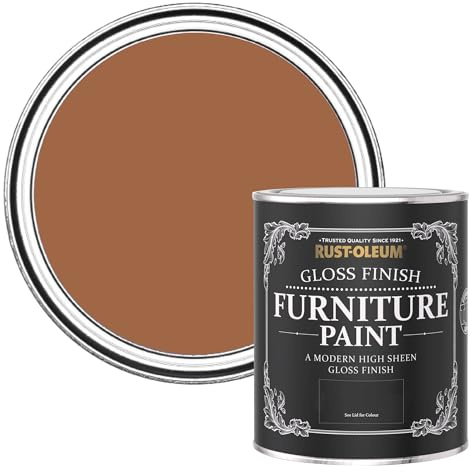 Rust-Oleum Furniture Paint in Gloss Finish - Cinnamon 750ml