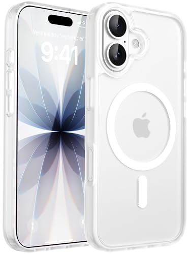 CACOE für iPhone 17 Hülle mit Militärschutz für MagSafe Handyhülle | für iPhone 17 Case,Transluzente Matte,37×N52 Magnete,12 Fuß Fallschutz,2400 GS Magnetkraft,Erhöhter Kameraschutz
