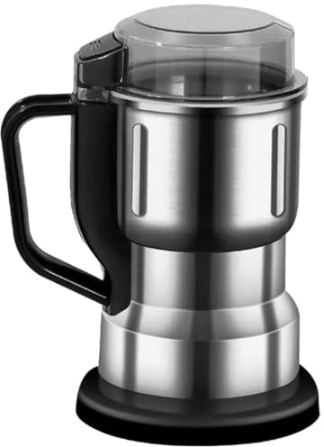 jojofuny Elektrische Kaffeemühle für Zuhause Kleine Espressomühle mit Robustem Material Abnehmbarem Mahlwerk Einfach zu Reinigen für Kaffeebohnen und Gewürze