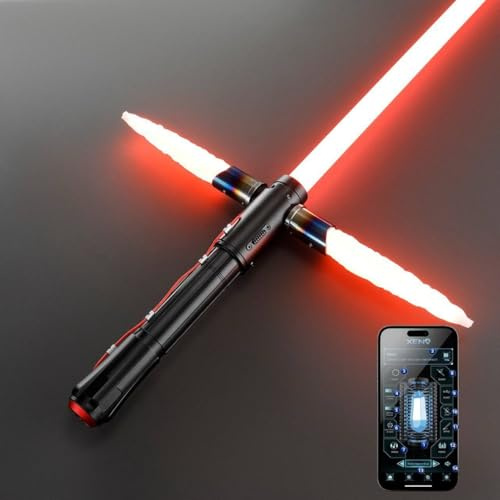 VEXA Lightsaber, App Controlled, RGB v3.0, Smooth Swing, Flash on Clash, Infinite Colour Change, Realistic Sound Effects, USB‑C Rechargeable – Duelling Saber for Adults, Teens & Cosplay (XRGB 3.0)