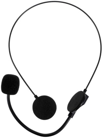 ADLABLD Headset Mikrofon Spielzeug,Cosplay Mikrofons-Requisite