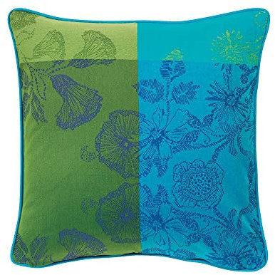 Garnier Thiebaut 30213 Mille Fiori Kissenhülle Baumwolle unter Holz 40 x 40 cm