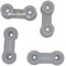 Marel Shop® - Kit 4 PZ Ruote Supporto Cesto per Lavastoviglie compatibile con Electrolux Zanussi Rex per Modelli : F5450IW - FAV335W - FAV3430I - FAV5450VI