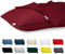 Kissenbezug 40x70 Baumwolle Premium Satin 2er Set Kissenhülle Deko für Kissen Bett/Sofa Stoff Superweicher Resistent Hypoallergen Anti-Milben Kopfkissenbezug mit Verdecktem Zip Voll Waschbar