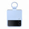 Samsung Silicone Cover mit Ring EF-PF721 für das Galaxy Z Flip4 | Smartphone Cover Handy-Hülle, Silikon, Schutz Case, stoßfest, dünn und griffig, Arctic Blue