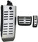 Auto-Sport-Pedal-Kit, Edelstahl-Fußstütze, Gasbremse, Totes Zubehör, für Audi A6 (4F) C6 S6 2008-2012