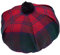 Schottische traditionelle Tam o' Shatner Acrylwolle Tammy Hut Pom Pom One Size Verschiedene Tartans Barett Balmoral Flache Kilthaube Jimmy Hüte Flat Cap, Lindsay Tartan, L/XL