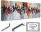 Monica Mirafiori I 100% HANDGEMALT I Gemälde Terracotta 180x70cm | Gemälde Handgemalt | Acrylgemälde | Sehr Großes Acrylbild I Moderne Kunst I Kunstbilder