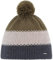 Eisbär Star Pompon Mütze Rewoolife - Klassische Wintermütze für Damen und Herren mit Merino-Mix, Dreistreifen-Design, Kuschelfleece & Bommel - Strickmütze, Wollmütze, Skimütze, Perfekt für kalte Tage