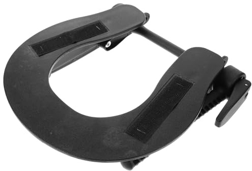 Universelle Kopfstützenhalterung für Massageliegen, Schwarz, Kunststoff | Ergonomisch Geformt, Angenehm und Hautfreundlich, für Spa, Besondere Kissen und Schönheitsliegen