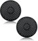 Bncxdc Protector Fregadero Cocina, 2 Piezas Rejilla Fregadero Cocina, Reutilizable ecológico, fácil de Limpiar, Alfombrilla portátil para Fregadero, Redonda, Negra