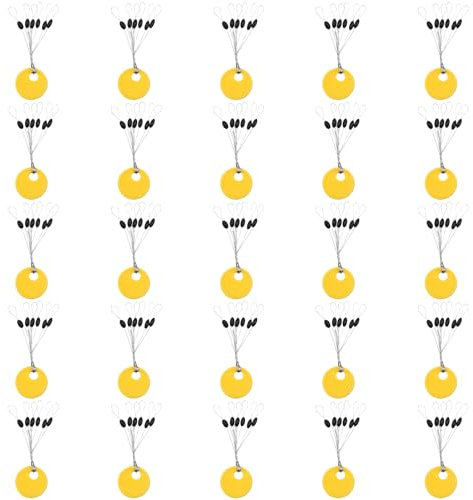 150 Stücke Gummistopper Angeln 6 in 1 Rund Gummiperlen Angeln Kleine Schnurstopper Angeln Forellen Stopper Angeln Posenstopper Silikonstopper für Forellen Barsch und Meeresangeln