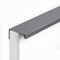 Coayuou Kleiderschrank Griff Möbelgriffe Für Küche Schrank Griffe 4 Stück Set L: 8-120cm Schubkästengriffe Aluminiumlegierung Perfekte Ergänzung Für Schränke Und Kommoden(Grau,L:20cm)