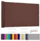 Moboo Balkon Sichtschutz PB2 PES blickdichte Balkonumspannung mit Ösen und Kabelbinder 8 Tage geliefert - in div.5 Größen & 2 Farben 420D Braun, 1x4m