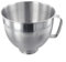 Feeshoppher Ciotola in acciaio inox compatibile con KitchenAid 4.5QT 5QT Stand Mixer K45SS KSM75 KSM150 KSM152 KSM165 KSM100 KSM95 lavabile in lavastoviglie ciotola
