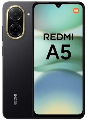 Xiaomi Redmi A5 4G Smartphone, 3+64GB, 6.88 Large Screen, 32MP Main Camera - Black (Renewed)