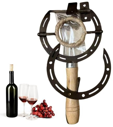 Vintage A Ferro di - Apri Bottiglie Di Vino In Metallo Rustico, Strumento Di Rod Da Cucina Azienda Agricola, Accessorio Di Decorazione Occidentale | Apribottiglie Di Vino Manuale
