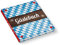 Logbuch-Verlag Bayerisches Gästebuch Hochzeit Geburtstag Hochzeitsgästebuch alle Feste 21 x 21 cm blau weiß kariert