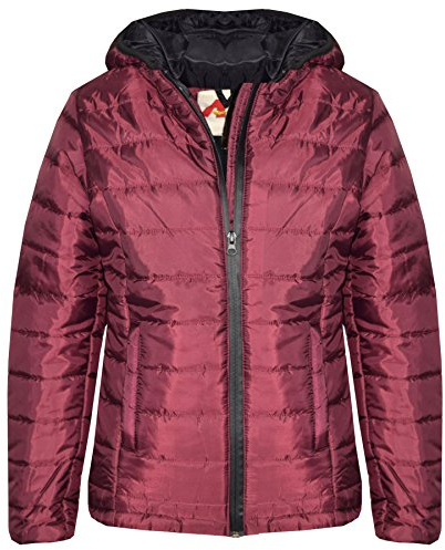 A2Z 4 Kids Padded Jacket Hooded - Boys Jacket 425 Wine 13