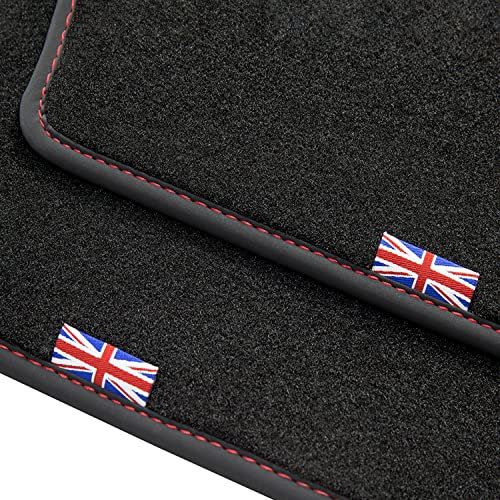 tuning-art BEJ313 Exclusive Fußmatten Union Jack passend für Jaguar XE X760 2015-