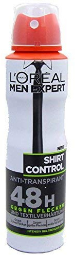 Loreal Men Expert Shirt Control Anti Transpirant Deo Spray 48h gegen Flecken und Textilverhärtung, 6er Pack (6x150ml)