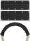 Geekria 2Pcs Replacement Headband Cover for Logitech Zone Wired/ 750/900/ Wireless/ 300/301, Bose QC45, QC35, QC35II, Beats Studio Pro, ATH-M50x, Sony WH-1000XM6 Headphones (Black)