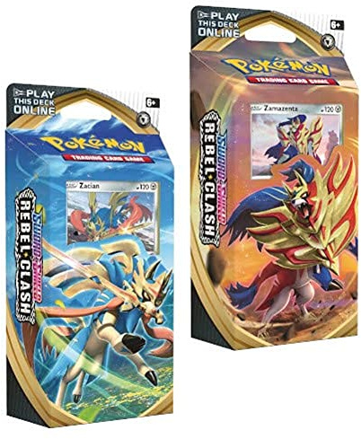 PoKéMoN 173-81689 Pokemon-Schwert & Schild Rebel Clash-Themen-Decks 2er Set (Zacian & Zamazenta)