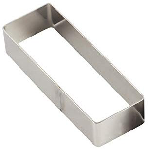 1Pc Stainless Steel Cookie Cutter Rectangle Shapes,Pineapple Cake Cutter Mold Rectangle Shape Mini -S:120 * 40 * 25mm