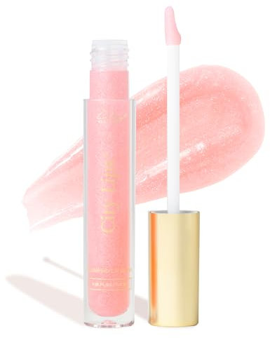 City Beauty City Lips Plumping Lip Gloss – Aufpolsternder Lippen-Gloss für Frauen | Klarer Lipgloss & Lippen-Vergrößerer mit Hyaluronsäure für Lippen-Volumen & Behandlung zur Lippen-Aufpolsterung