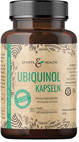 Q10 Kapseln Ubiquinol - 90 Kapseln - 100mg reines Kaneka Ubiquinol - Q10 Kapseln hochdosiert - Q10 mit Kaneka - coenzym Q10