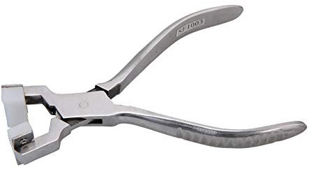 Ringbiegezange, Schmuck Armband Zange Werkzeug Double Flat Round Nylon Backenzange Schmuckherstellung Edelstahl Nase Schmuckwerkzeug DIY Perlen Bastelprojekt Bending Jaws Armbändern Ringzangenwerkzeug