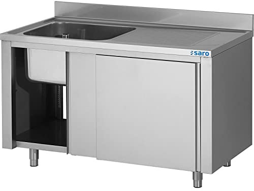 Saro Spülschrank mit Schiebetüren 1600 2 Becken links
