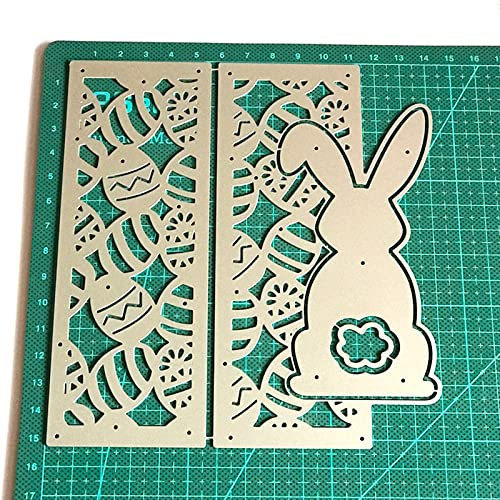 ECMQS (1) Ostern/Hase DIY Stanzschablone, Scrapbooking Prägeschablonen Stanzformen Schablonen Für Scrapbooking - 410
