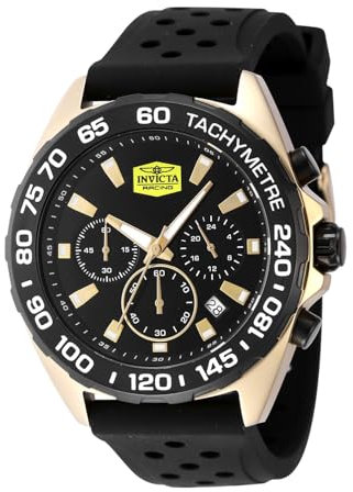 Invicta Racing Edelstahl Herren Quarzuhrwerk - 43mm