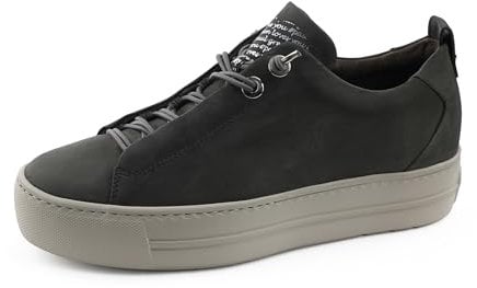Paul Green Damen, Frauen Low-Top Sneaker,schnürschuhe,schnürer,Plateausohle,Halbschuhe,straßenschuhe,Strassenschuhe,Grau (Nein),36 EU / 3.5 UK