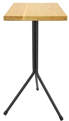 Natural Goods Berlin 1x Tripod Design Tischgestell Dreifuß Beistelltisch skandinavisch Couch Kaffeetisch Dreibein Stuhl Sitzhocker Metall massiv 12mm Rundstab (H43cm - Couch-/Beistelltisch, Schwarz)