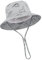 TOMEEK Sombrero de Sol para Bebé Gorro Bebe Verano Gorra Pescador Protección Solar Bebé Niños y Niñas UPF 50+ Gorra Playa Plegable con Correa Ajustable para la Barbilla y ala Ancha, Gris, Talla S