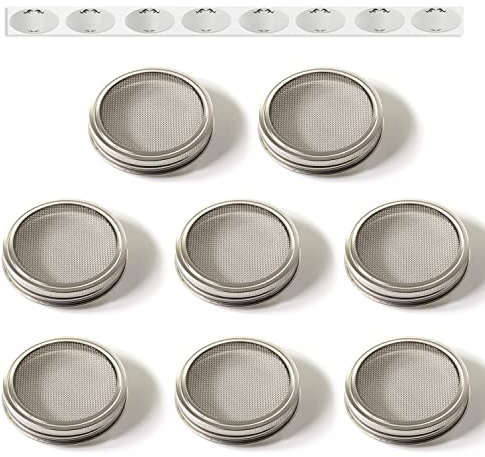 Sprouting Lids for wide Mason Jars