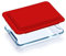 Plat à four rectangulaire en verre (Avec couvercle-1L)