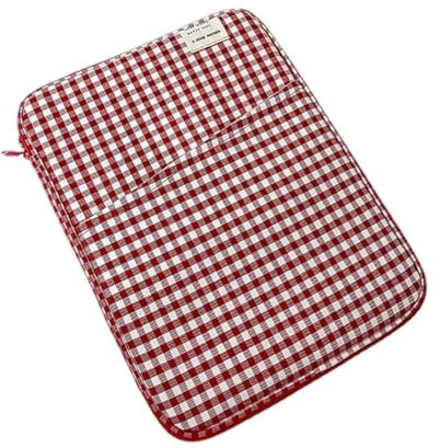 Donloise Fairycore - Funda para portátil de 11 a 13 pulgadas, bonita funda hinchada para laptop, funda para tablet Kawaii, accesorios de oficina (13 pulgadas, rojo)
