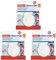 tesa Powerstrips Deckenhaken - Selbstklebender, drehbarer Haken in Weiß zum Aufhängen von Decken-Dekoration Powerstrips Large - Bis zu 500 g Halteleistung, (3er Pack)