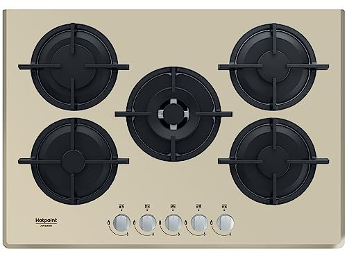 Piano cottura a gas Hotpoint: 5 fuochi, - HAGD 72S/CH