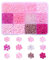 UR URLIFEHALL Lot de 1800 mini perles rondes en verre de 12 couleurs pour bracelet, collier, broderie, bijoux, loisirs créatifs