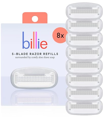 Billie Women’s Razor Refill Blades 5-Blade Cartridges - 8 count