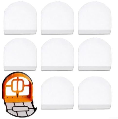 9-teiliges Ersatz-Schaumfilter-Set für Shark AW201 für HydroVac schnurlose Staubsauger, Zubehörteile – 1 HEPA-Filter, 8 Schaumstofffilter